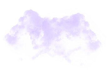 Obraz premium Cutout clean white cloud transparent backgrounds special effect 3d illustration