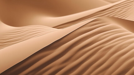 Fototapeta na wymiar Desert natural background. Illustration AI Generative