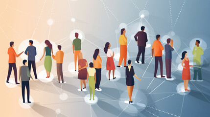 connecting peoples Generated AI