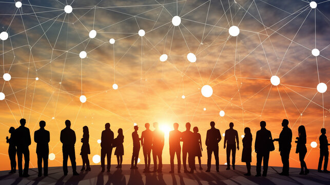 connecting peoples Generated AI