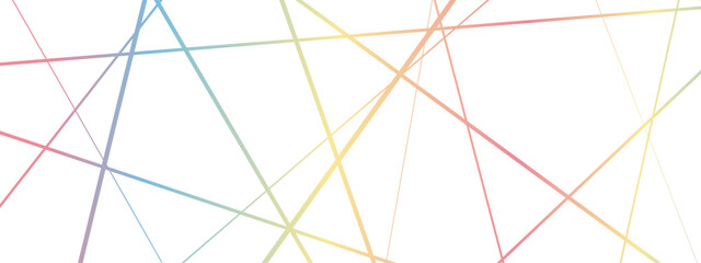 Obraz premium A colorful Abstract geometric wave lines with many squares and triangles shape background.