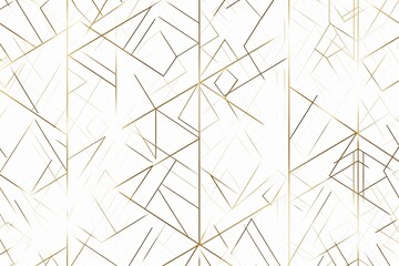 Abstract background with lines, geometric patterns isolated on white background. Generative ai.