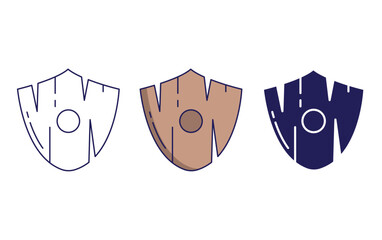 Wooden Wankel vector icon