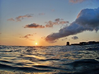 Sonnenuntergang am Meer