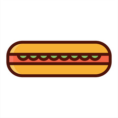 Hot dog icon - Illustration
Hot Dog, Icon, Vector, Logo, Fast Food