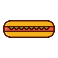 Hot dog icon - Illustration
Hot Dog, Icon, Vector, Logo, Fast Food