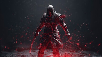 Knight, Generative AI, Illustration