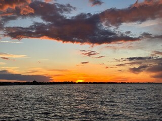 Sunset time a Rimini Darsena 