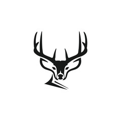 Deer minimalist logo design