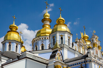 Fototapeta na wymiar St. Michael s Golden-Domed Monastery of Kiev - Ukraine