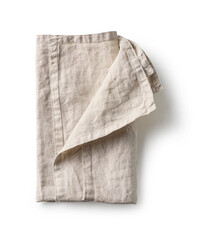 folded cotton napkin