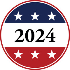USA election 2024 vector background