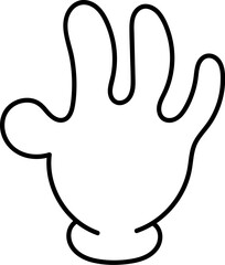 Cartoon Character Hand