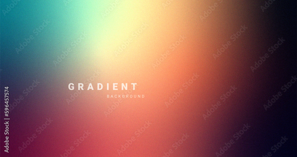 Poster Abstract blurred color gradient background vector	
