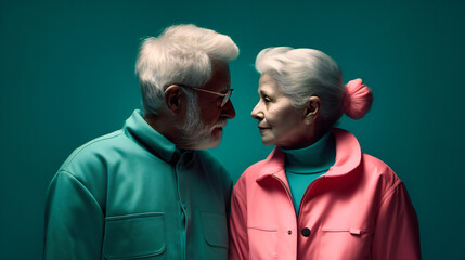  An Imagery of the Ideal Couple in a Stock Photo