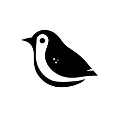 bird - vector illustration, logo, symbol