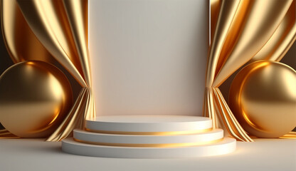 自然な構図のプレゼンテーション製品のオリジナルの美しい背景画像です。[Original beautiful background images of natural composition presentation products.]　Generating Ai