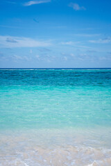 Fototapeta premium aerial view of san andres island in Colombia, sea of ​​seven colors