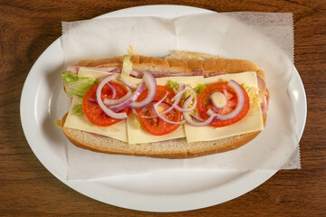 Italian sub sandwich