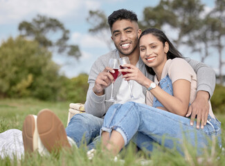 Perfect Sundays. Shot of an affectionate couple out on a picnic.