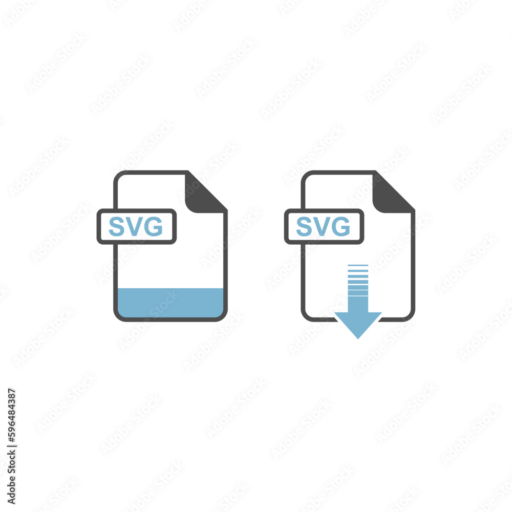 Poster svg format download icon - format extension file icon vector illustration for web and graphics desig