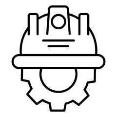 Secure Site Thin Line Icon