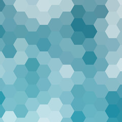 Fototapeta na wymiar beautiful light blue color hexogonal background. vector illustration. polygonal pattern. design for banner, presentation, wallpaper. eps 10