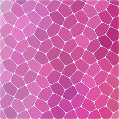 abstract background consisting of pink geometrical shapes with thick black borders, vector illustration. eps 10