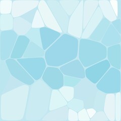 Abstract blue winter cold mosaic - vector circles background with copy space. eps 10
