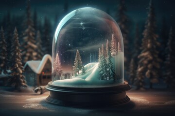 Winter wonderlands: beautiful magical snow globes