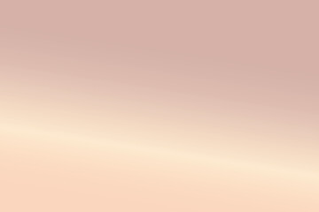 Rose gold gradient background with space for design. Vector illustration. Perfect for wallpapers, backgrounds, posters, banners, book covers, presentation backgrounds.