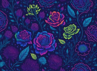 Roses pattern