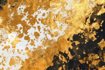 macro view of a yellow and black substance. Generative AI