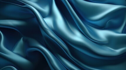 Fototapeta premium Luxury Silk Satin Curtain Background. Generative ai