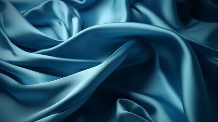 Fototapeta premium Luxury Silk Satin Curtain Background. Generative ai