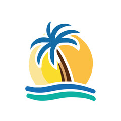 Summer Simple Logo Icon