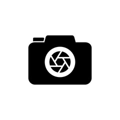 Camera Icon in trendy flat style isolated. Camera symbol web site design