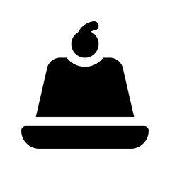 custard glyph icon
