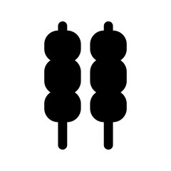 satay glyph icon