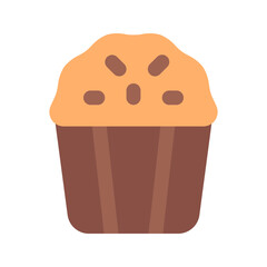 panettone flat icon