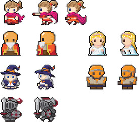 ドット絵キャラクター・詰め合わせ Assorted Pixelart Character