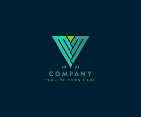 Geometric Triangle Logotype linked Letter M M Vector Template Abstract Monogram Symbol . E E Letter Usable For Best Modern, Business, Company, Corporate, Premium,