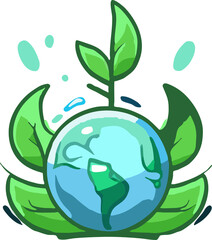 Environment protection png graphic clipart design