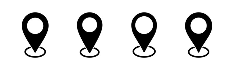 Address icon vector illustration. home location sign and symbol. pinpoint
