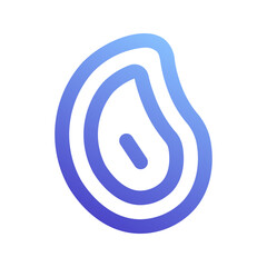 Fototapeta premium wagyu gradient icon