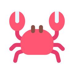 crab flat icon