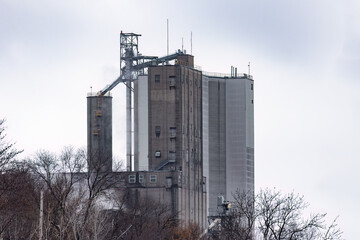 A familiar sight in a rural hometown. Silos, grain elevators, and industrial plants of all kinds...