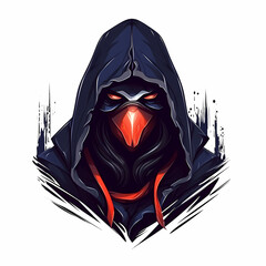 Gamer Hood Logo. Generative AI