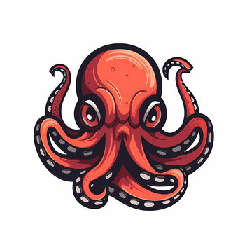 Octopus Logo. Generative AI