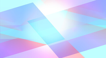 幾何学的な模様　パステルカラー　透明感